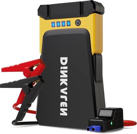 Dinkalen Jump Starter Power Bank 1200 A 10000 MAh Car Jump Starter For