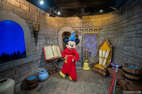 Physically Distanced Sorcerer Mickey Mouse Meet And Greet At Red Carpet