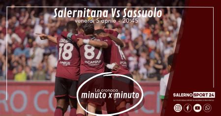 Salernitana Sassuolo è minuto per minuto dallo stadio Arechi