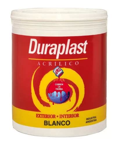 Latex Duraplast Interior Exterior Blanco Lts Serrentino Acabado Mate