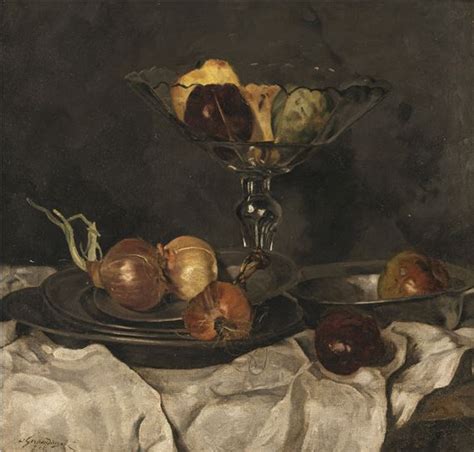 Constantin Gerhardinger Still Life With Fruit Bowl Mutualart