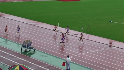 2018 茨城県高校新人陸上 女子200m予選4組 Youtube