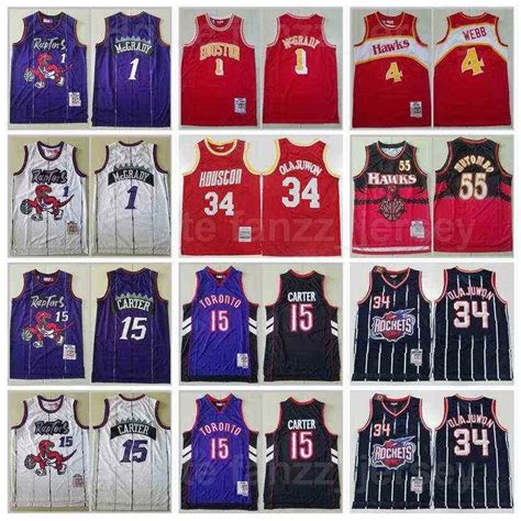 Vintage Basketball Mitchell And Ness Spud Webb Jerseys 4 Tracy Mcgrady