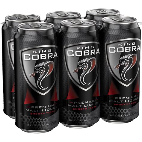 King Cobra Premium Malt Liquor 16 Oz Cans Shop Malt Beverages