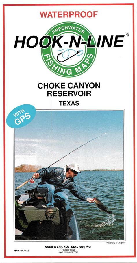 Choke Canyon Fishing Map – Texas Map Store