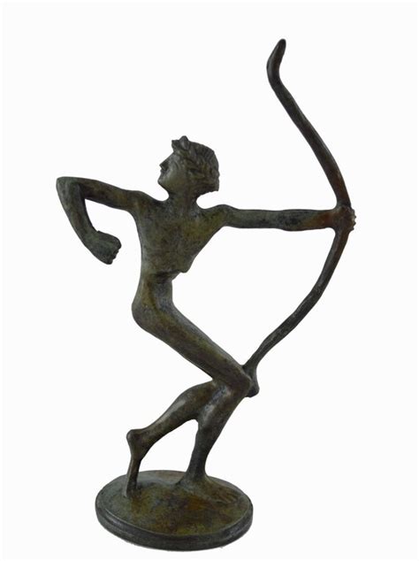 Archer statue ancient Greek bronze reproduction sculpture