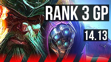 Gangplank Vs Jax Top Rank 3 Gp 1300 Games 7 4 13 Vn Challenger