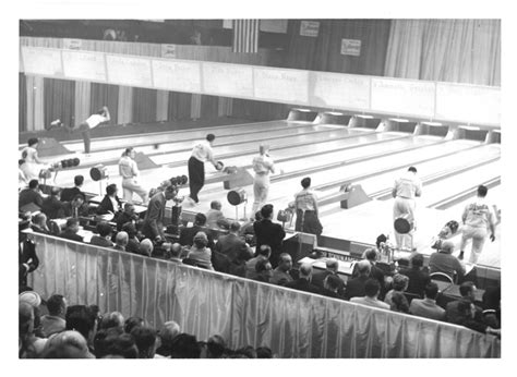 Bowlers On The Lanes At A Bpaa All Star Tournament In The S