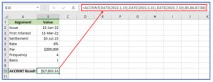 How To Use The Accrint Function In Excel