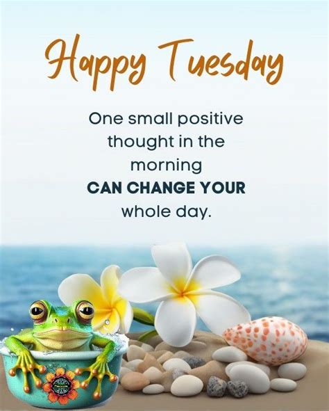 Happy Tuesday One Small Positive Thought In The Morning Can Change