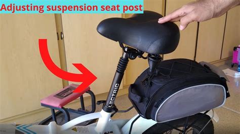 Adjusting The Lectric Xp Suspension Seat Post Youtube