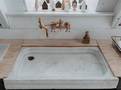 A-Frame Kitchen and the tale of the Marble Sink - Brittany Dawn Lifestyle