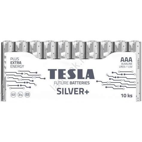 Tesla Batteries 10 db Alkáli elem AAA SILVER 1 5V 1300 mAh lampak hu