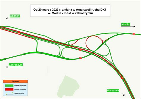 Kolejne Zmiany W Organizacji Ruchu Na S W Rejonie W Z A Modlin