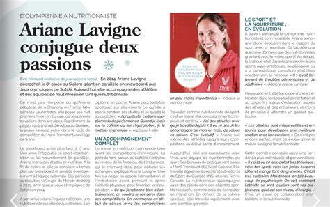 Dolympienne Nutritionniste Ariane Lavigne Conjugue Deux Passions