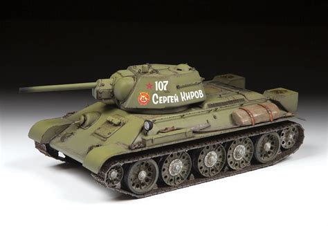 Soviet Medium Tank Mod 1942 T 34 76 Zvezda 3686