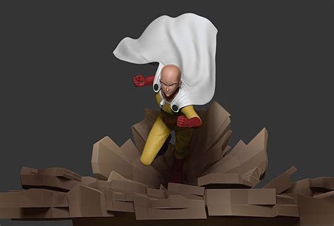 One Punch Man Saitama 3d Model 3d Printable Cgtrader