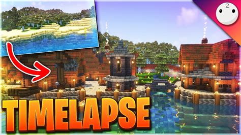 Timelapse Einer Kleinen Minecraft Hafen Stadt Youtube