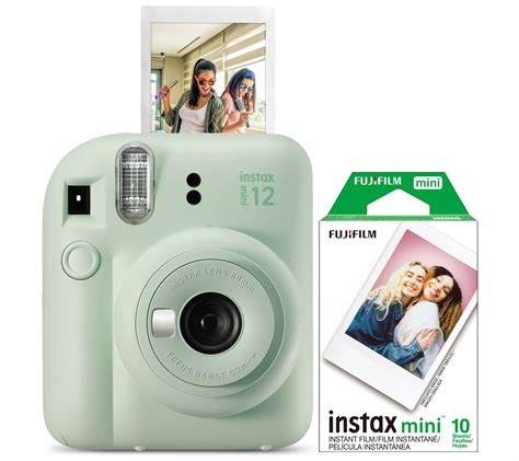 Fujifilm Instax Mini 12 Instant Print Camera With 10 Pack Of Film QVC