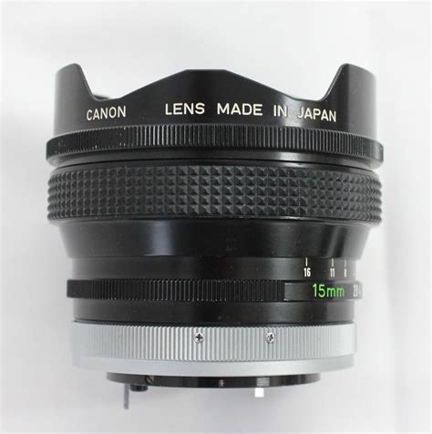 Canon FD 15mm F 2 8 S S C Ssc Fish Eye Lens From Japan C1207 Big