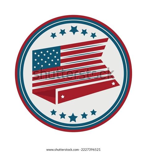 Seal Usa Flag Emblem Stock Vector (Royalty Free) 2227396521 | Shutterstock