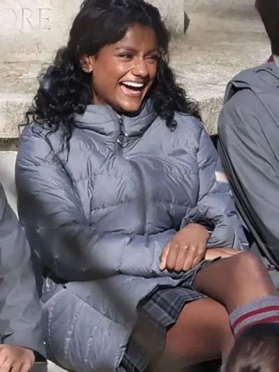 Olivia Hanan Sex Education Puffer Coat