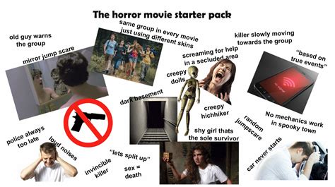 Every Horror Movie Ever Starter Pack R Starterpacks Starter Packs