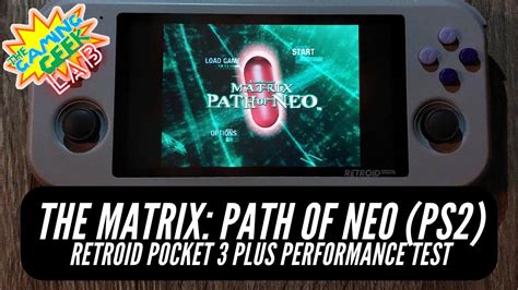 Retroid Pocket Plus Performance Test The Matrix Path Of Neo Ps