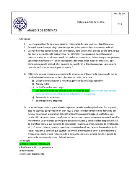 Rejunteprimerparcialcompleto Anlisis De Sistemas Trabajo Prctico De