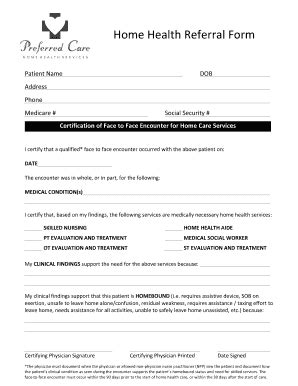 Fillable Online Referral Form W F F Bpchhsbbcomb Fax Email Print