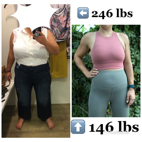 F2954” 246 146 100 Lbs Lost 9 Months After Years Of Therapy I Finally Succeeded In