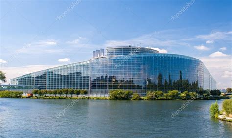 European Parliament building in Strasbourg, France — Stock Photo ...