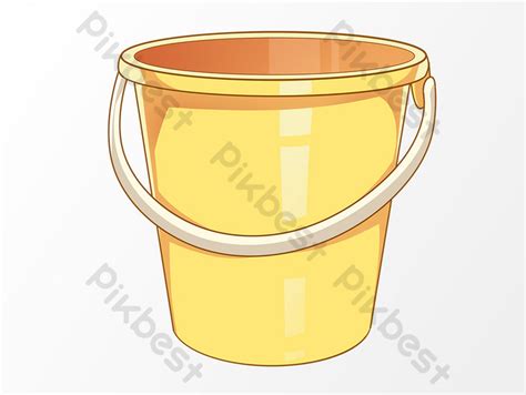 Cartoon Bucket Image Element PNG Images | PSD Free Download - Pikbest