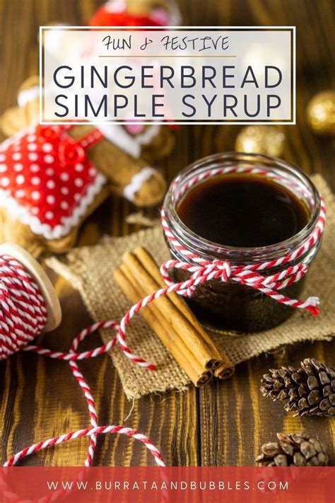 You Will Love Using This Homemade Gingerbread Simple Syrup To Add A