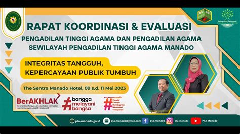 Rapat Koordinasi Dan Bimbingan Teknis Kepaniteraan Tahun 2023