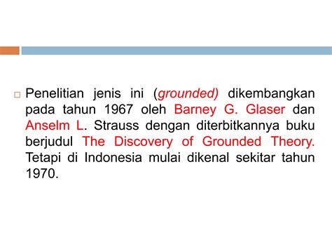 Penelitian Kualitatif Berbasis Grounded Theory 9pptx