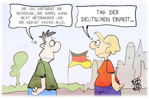 Tag Der Deutschen Einheit Von Kostas Koufogiorgos Politik Cartoon