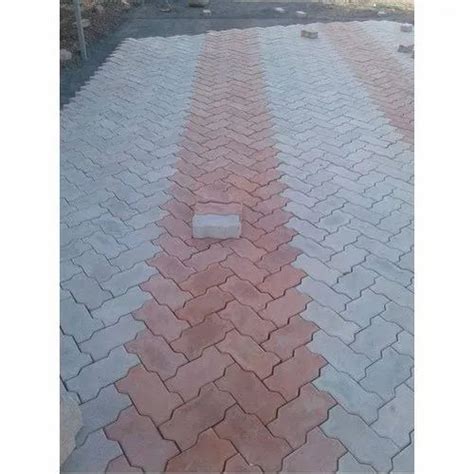 Concrete Zig Zag Paver Block At Rs Square Feet