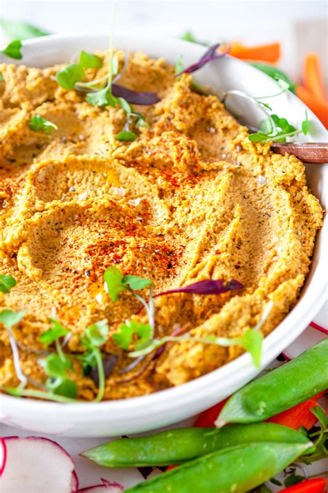 Easy Roasted Vegetable Hummus Aberdeens Kitchen