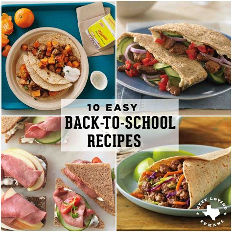 10 Easy Back To School Recipes Recipes Easy Meals Food To Make