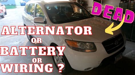 How To Test And Replace The Alternator On An Hyundai Santa Fe