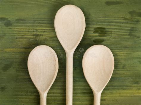 Wooden Kitchen Mixing Spoons Utensils Stock Photo Image Of Tools