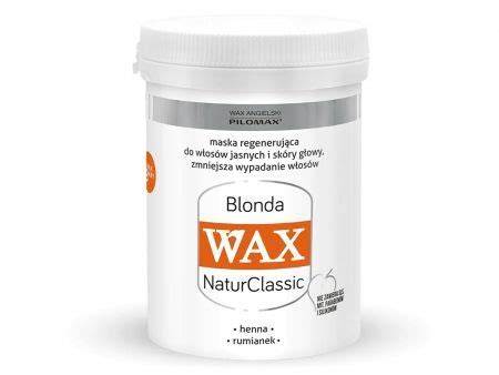 Wax Pilomax Naturclassic Henna Maska Regeneruj Ca Do W Os W Jasnych