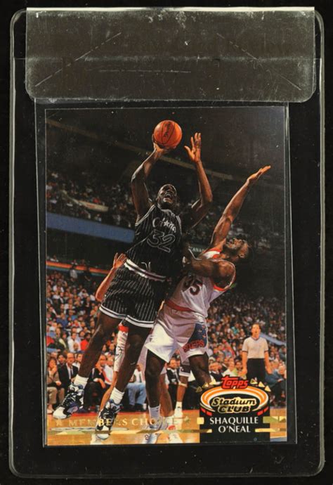 Shaquille O Neal Stadium Club Mc Rc Beckett Raw Card