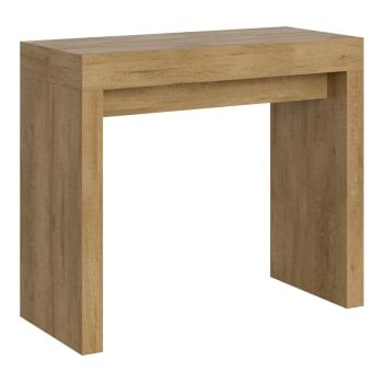 Consolle Allungabile 90x42 198 Cm Effetto Legno Quercia Natura Modem