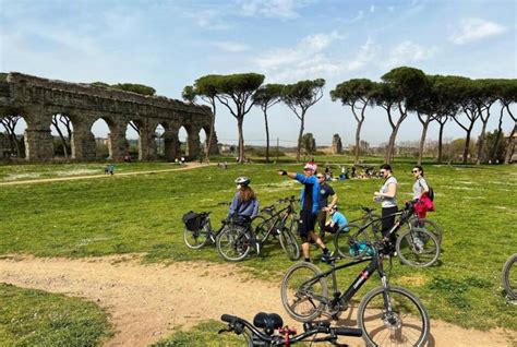 E Bike Tour In Rome Appian Way With Market Lunch