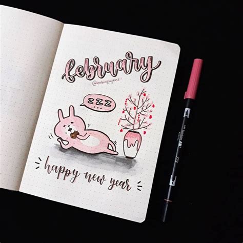 30 February Bullet Journal Themes Free Printable