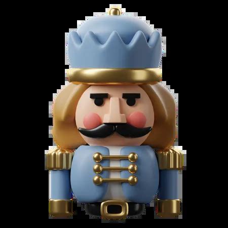 Nutcracker Doll 3D Icon download in PNG, OBJ or Blend format