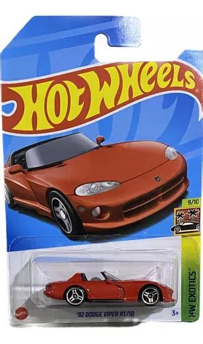 Hot Wheels 92 Dodge Viper Rt 10 Rojo Hw Exotics 9 10 2022 Meses Sin