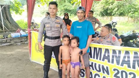 LIBUR LEBARAN Pantai Tiku Dipadati Pengunjung Empat Bocah Dan Seorang